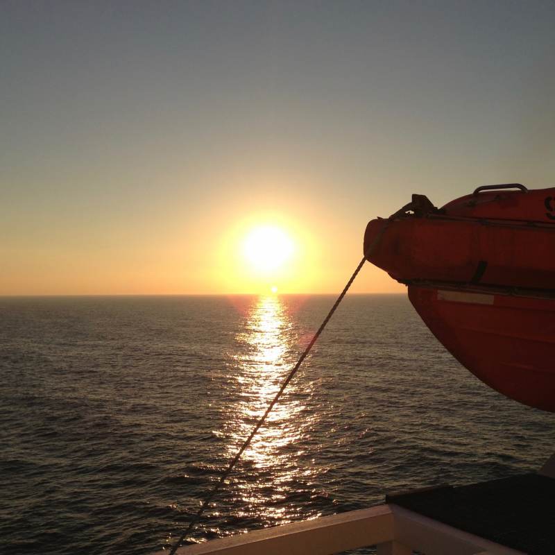 Sonnenaufgang, 6:47 Uhr